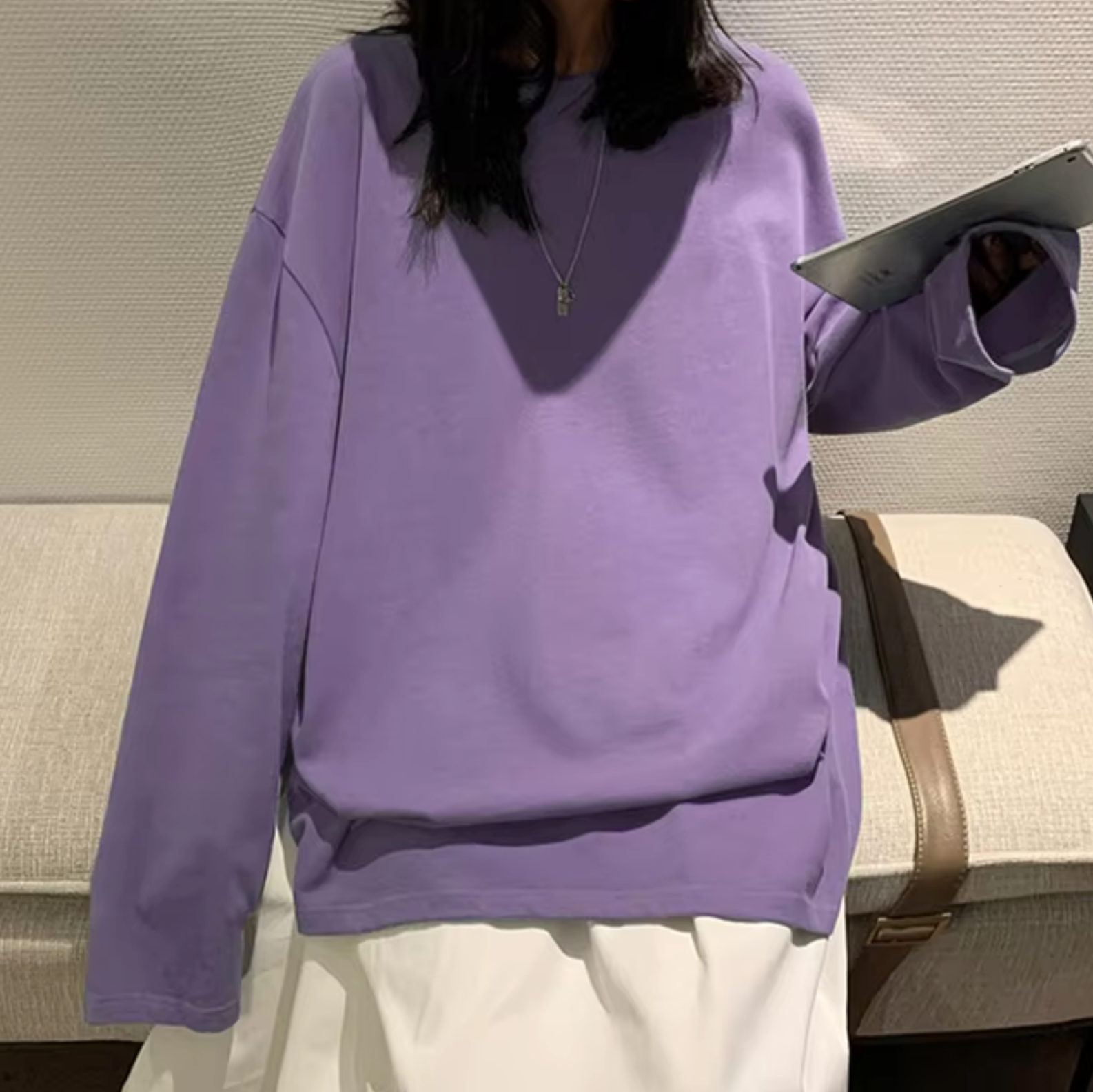 Alodia – Oversized overhemd met lange mouwen