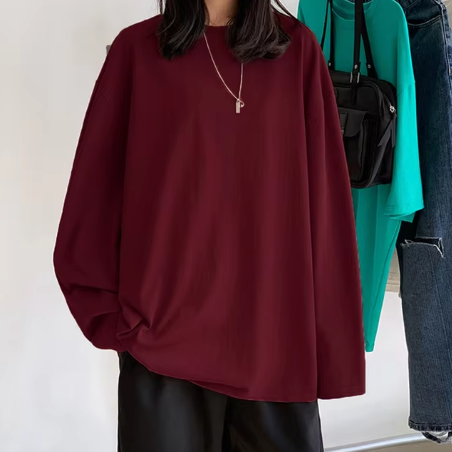 Alodia – Oversized overhemd met lange mouwen