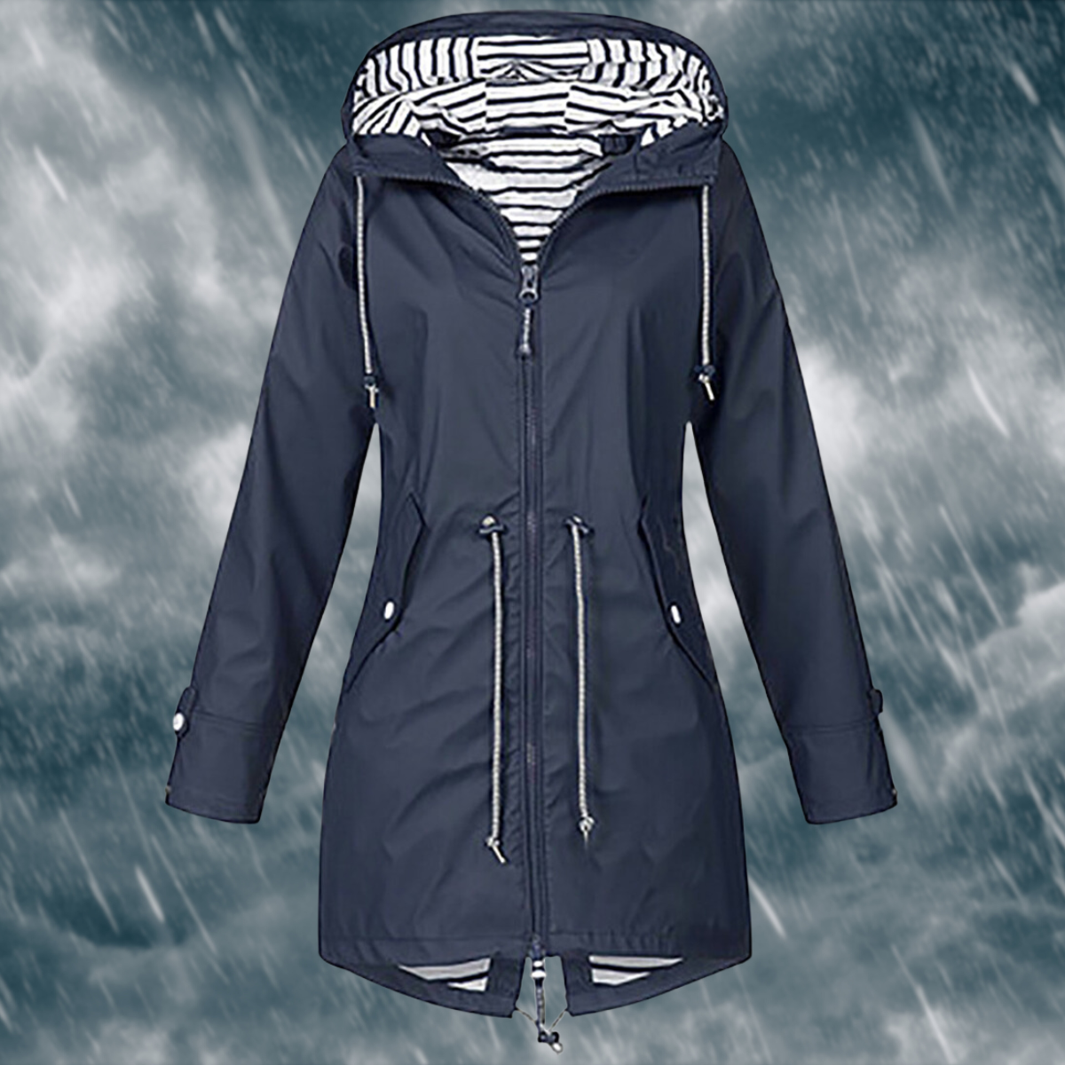 Dames Water- en Windichte Regenjas