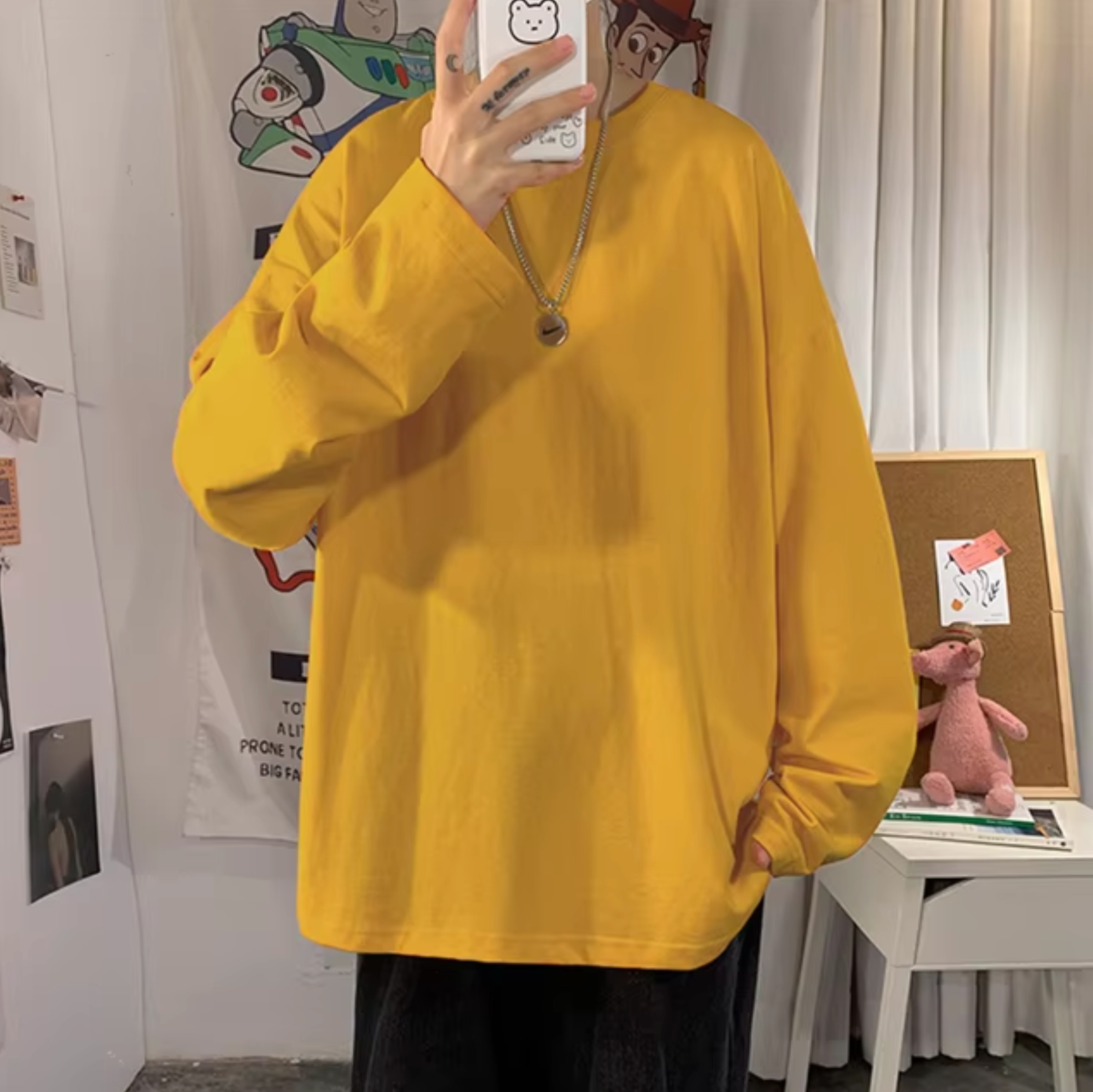Alodia – Oversized overhemd met lange mouwen