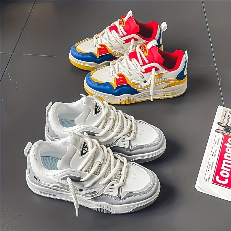 Sportieve Sneakers met Dikke Zool en Veters
