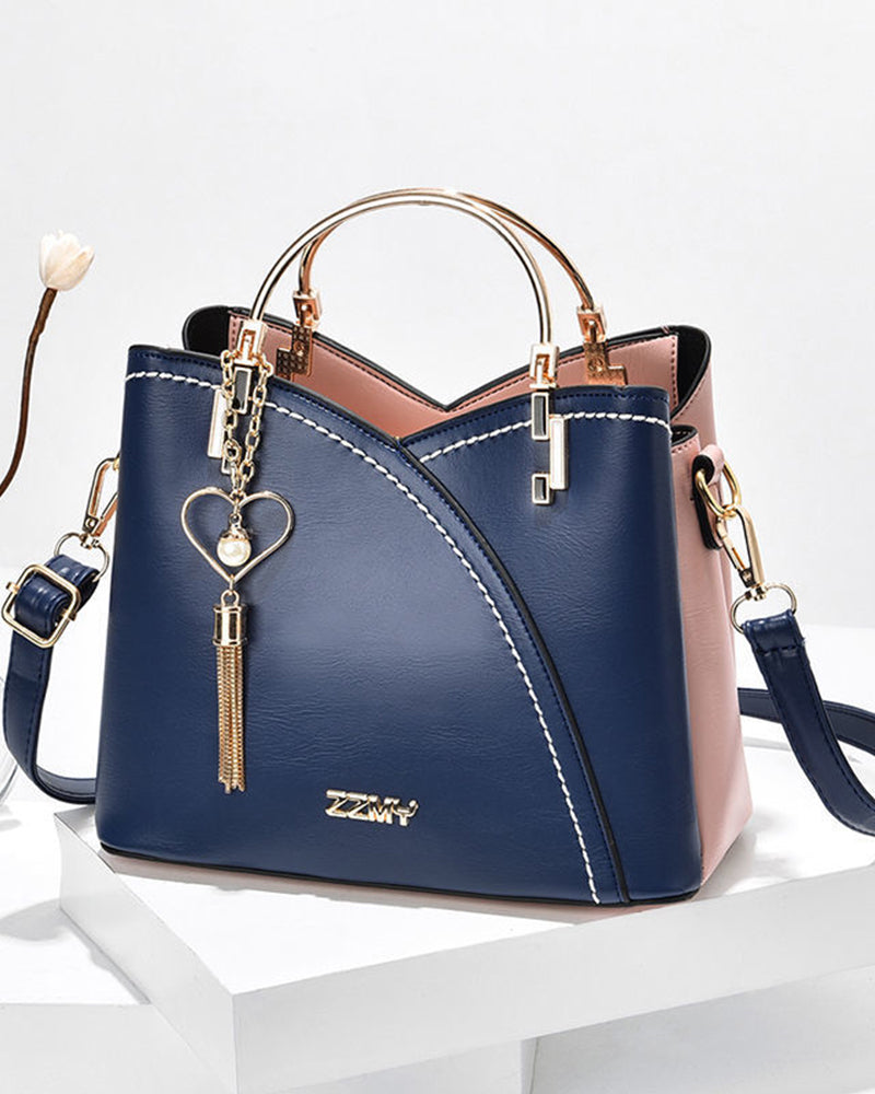 Handtas dames met schouderriem en hanger