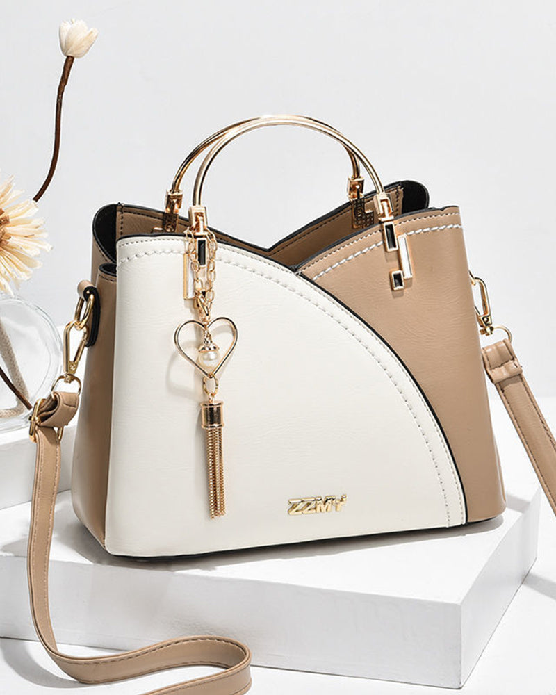 Handtas dames met schouderriem en hanger