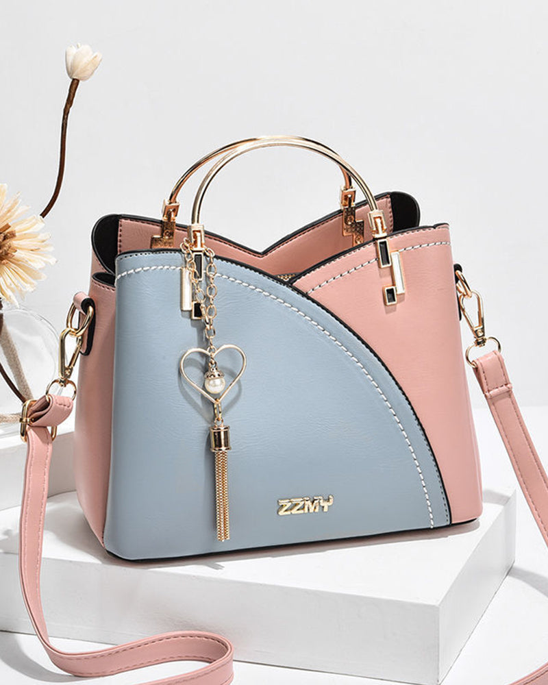 Handtas dames met schouderriem en hanger
