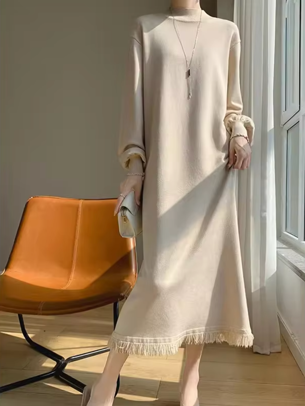 Camara – Gebreide casual truijurk