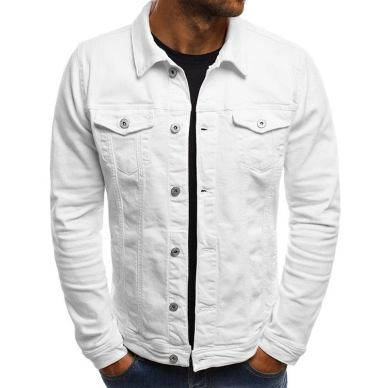 Denim Jacket met borstzakken en knopen