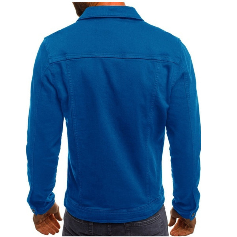 Denim Jacket met borstzakken en knopen