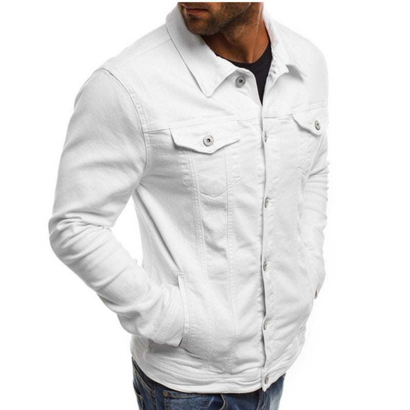 Denim Jacket met borstzakken en knopen