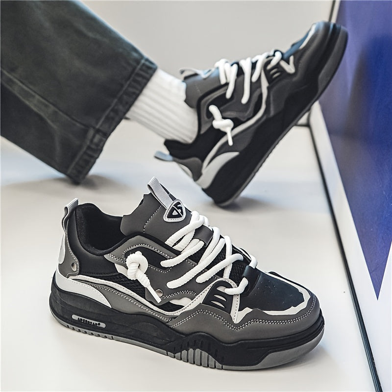 Sportieve Sneakers met Dikke Zool en Veters