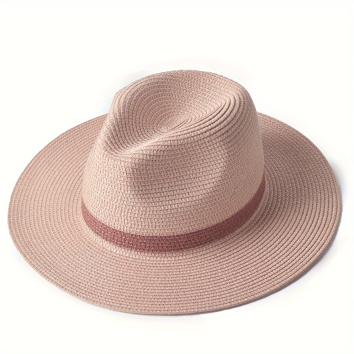 Unisex Zomerse Panama Hoed met Brede Rand