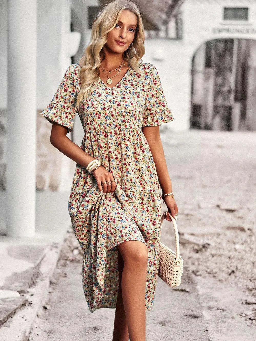 Zomerjurk dames met bloemenprint