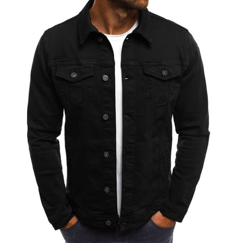 Denim Jacket met borstzakken en knopen