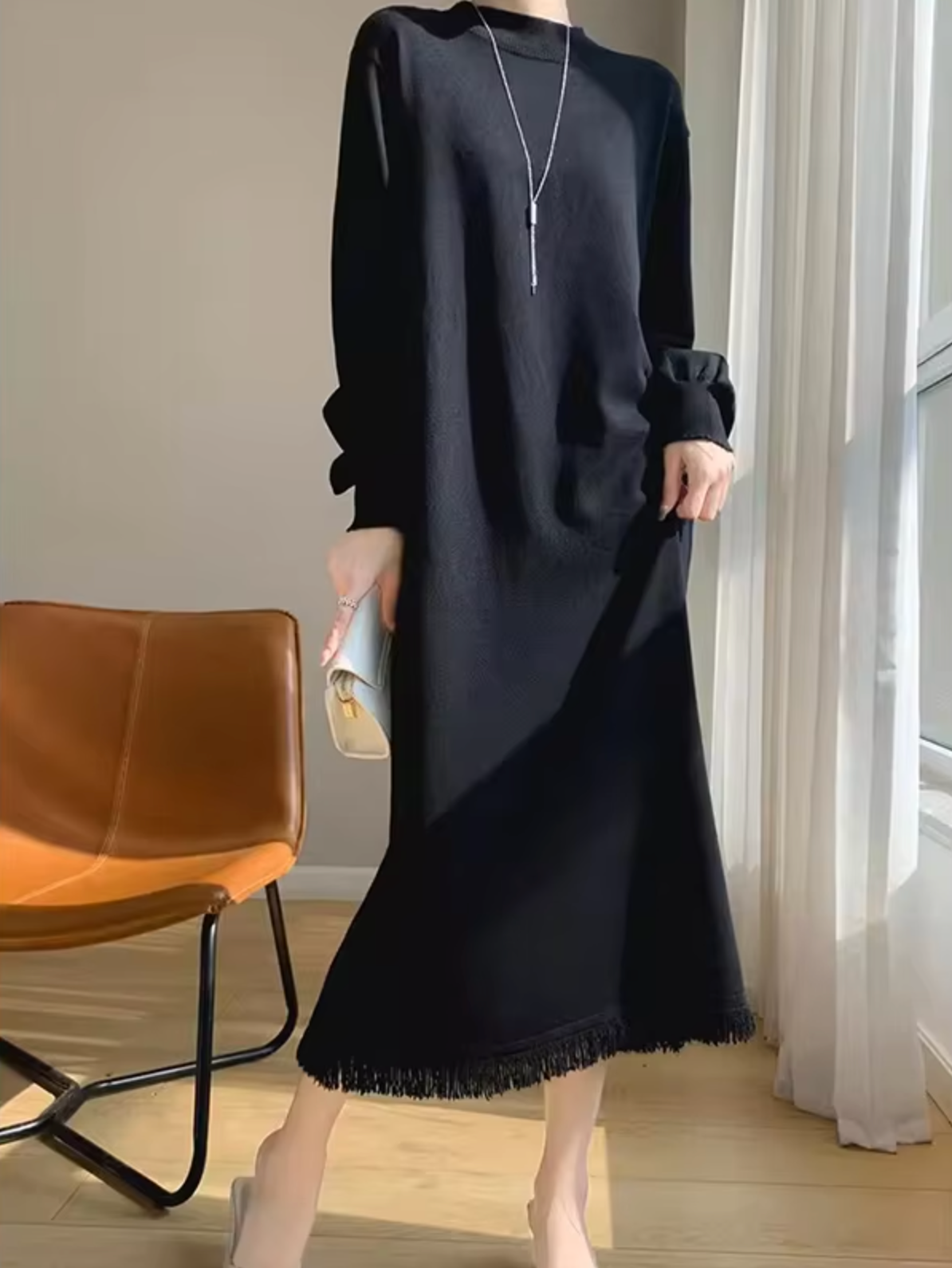 Camara – Gebreide casual truijurk