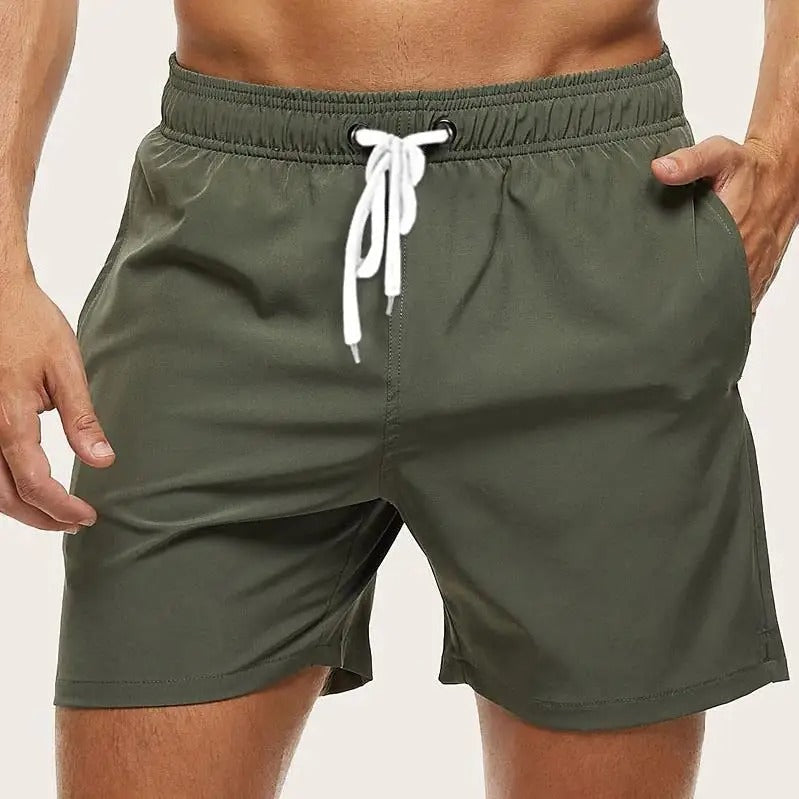 Sneldrogende Zwembroek voor Heren met Trekkoord