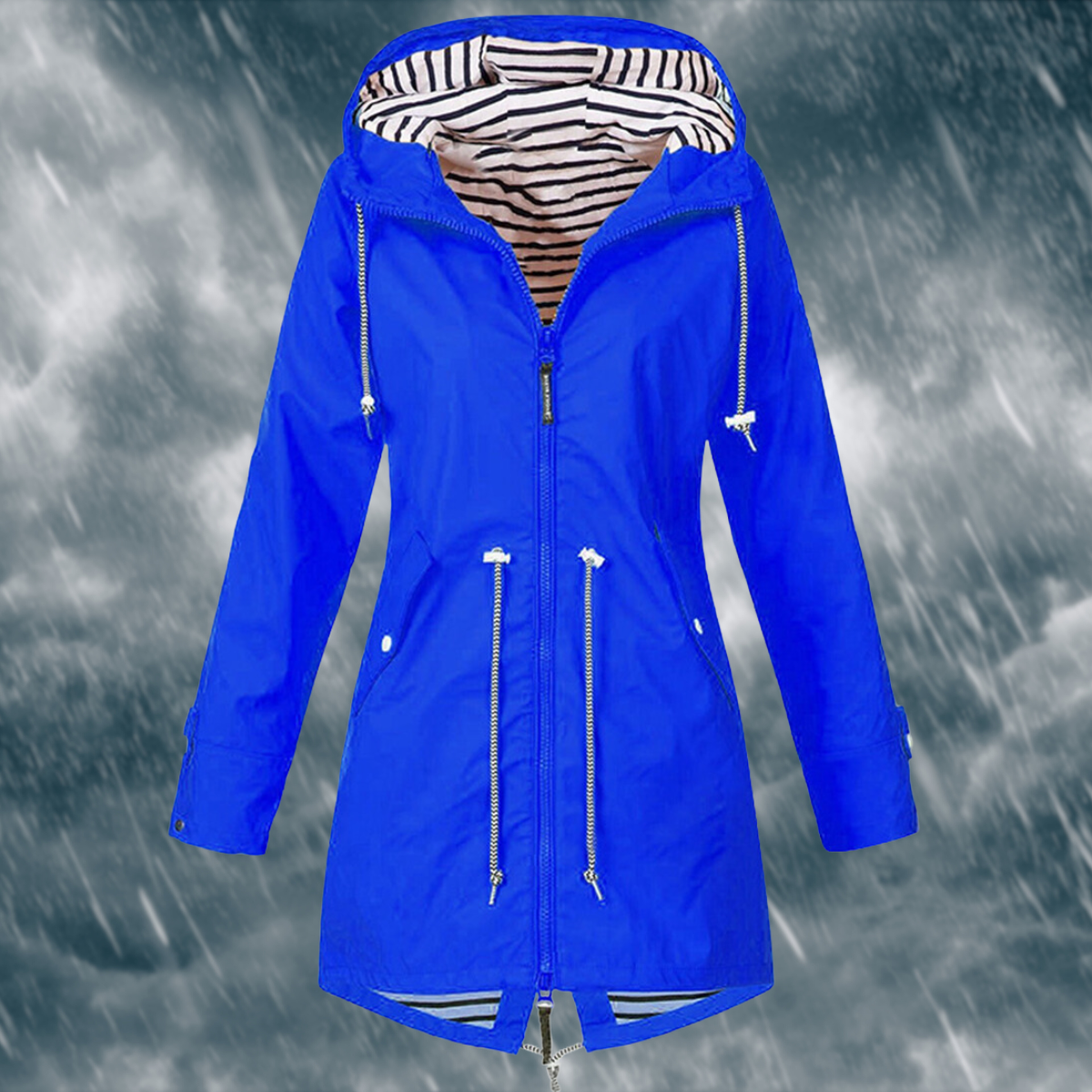 Dames Water- en Windichte Regenjas