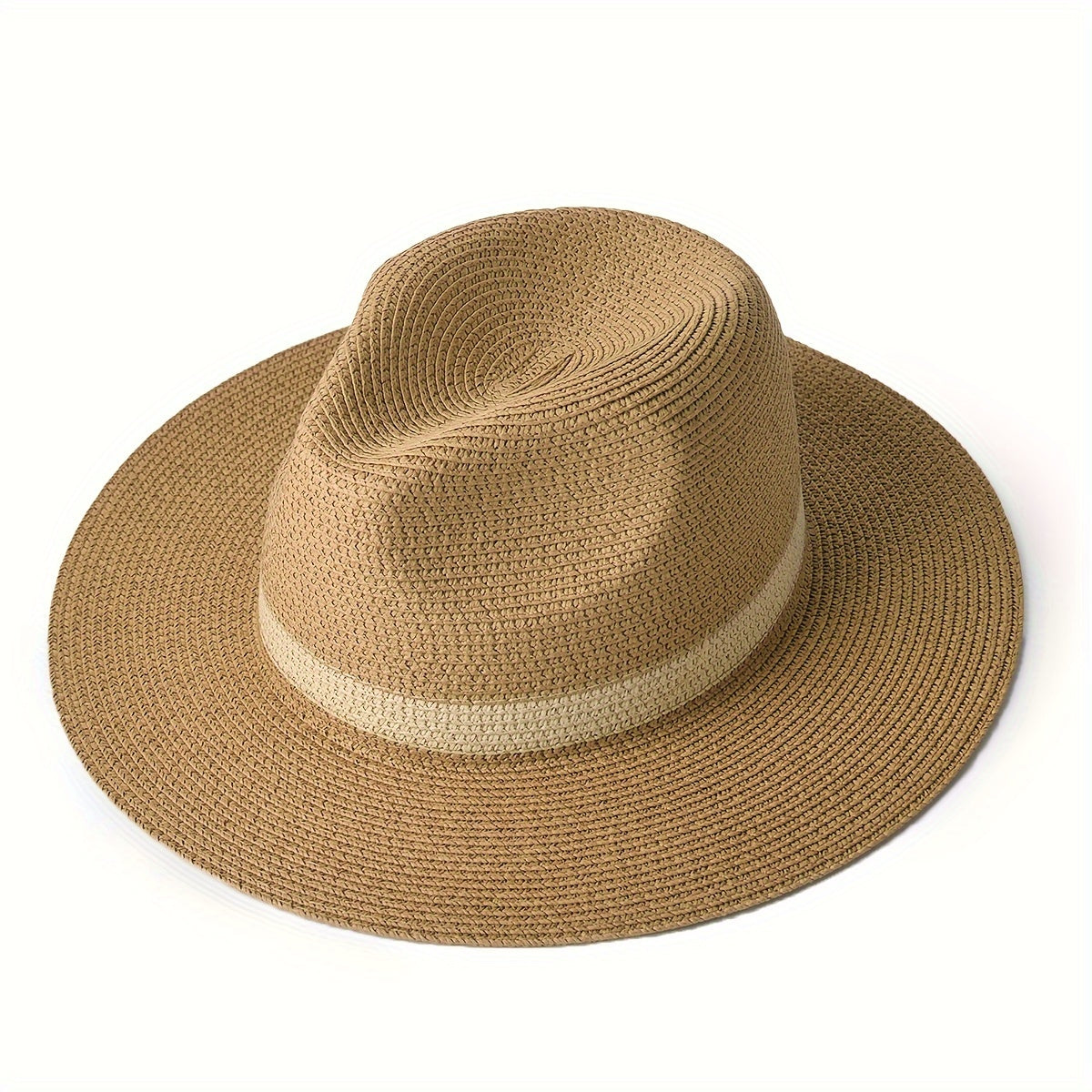 Unisex Zomerse Panama Hoed met Brede Rand