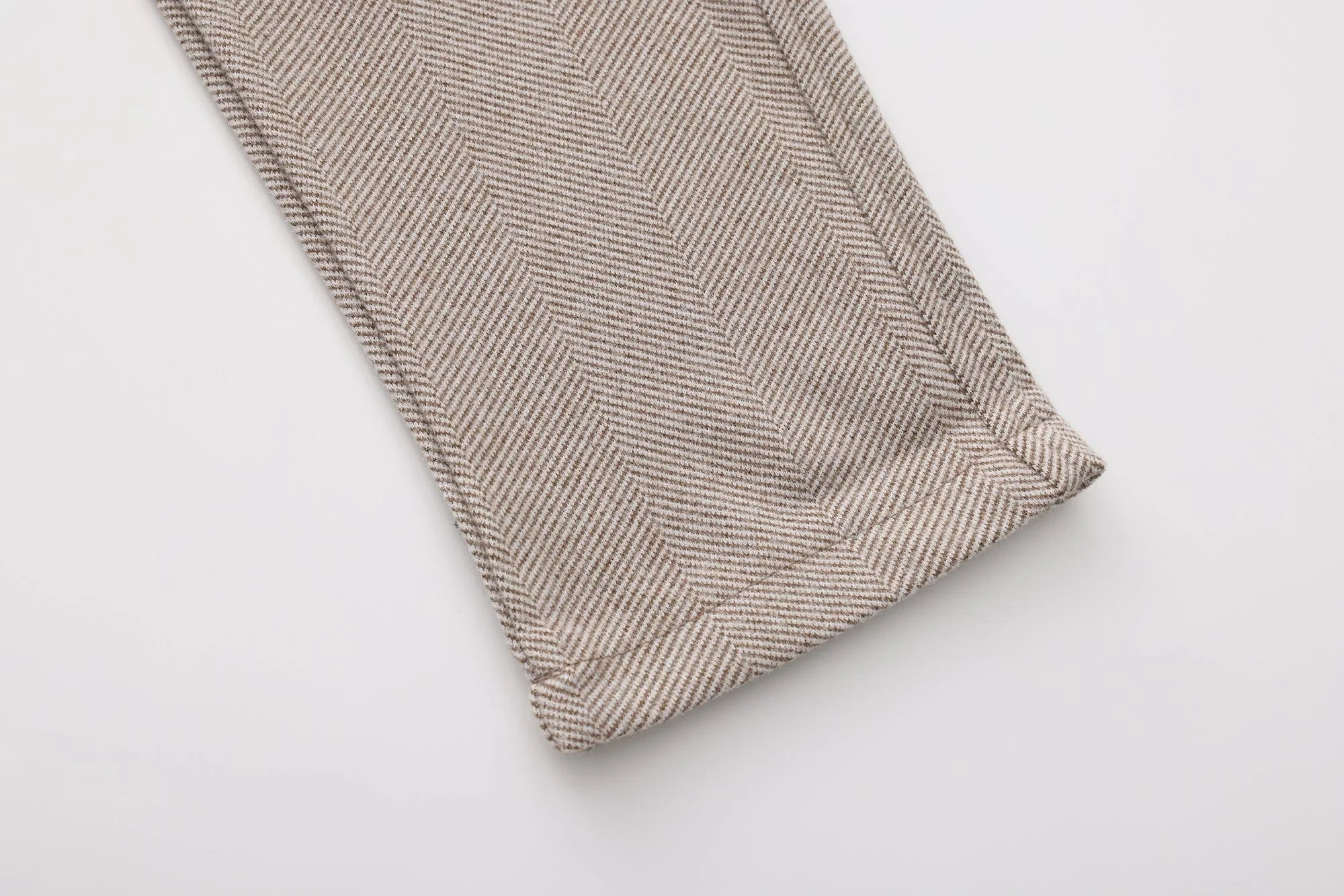 Pantalon Heren met Plooien Hoge Taille