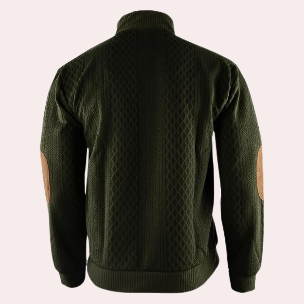 Derrall - Trendy heren trui met kraagknopen
