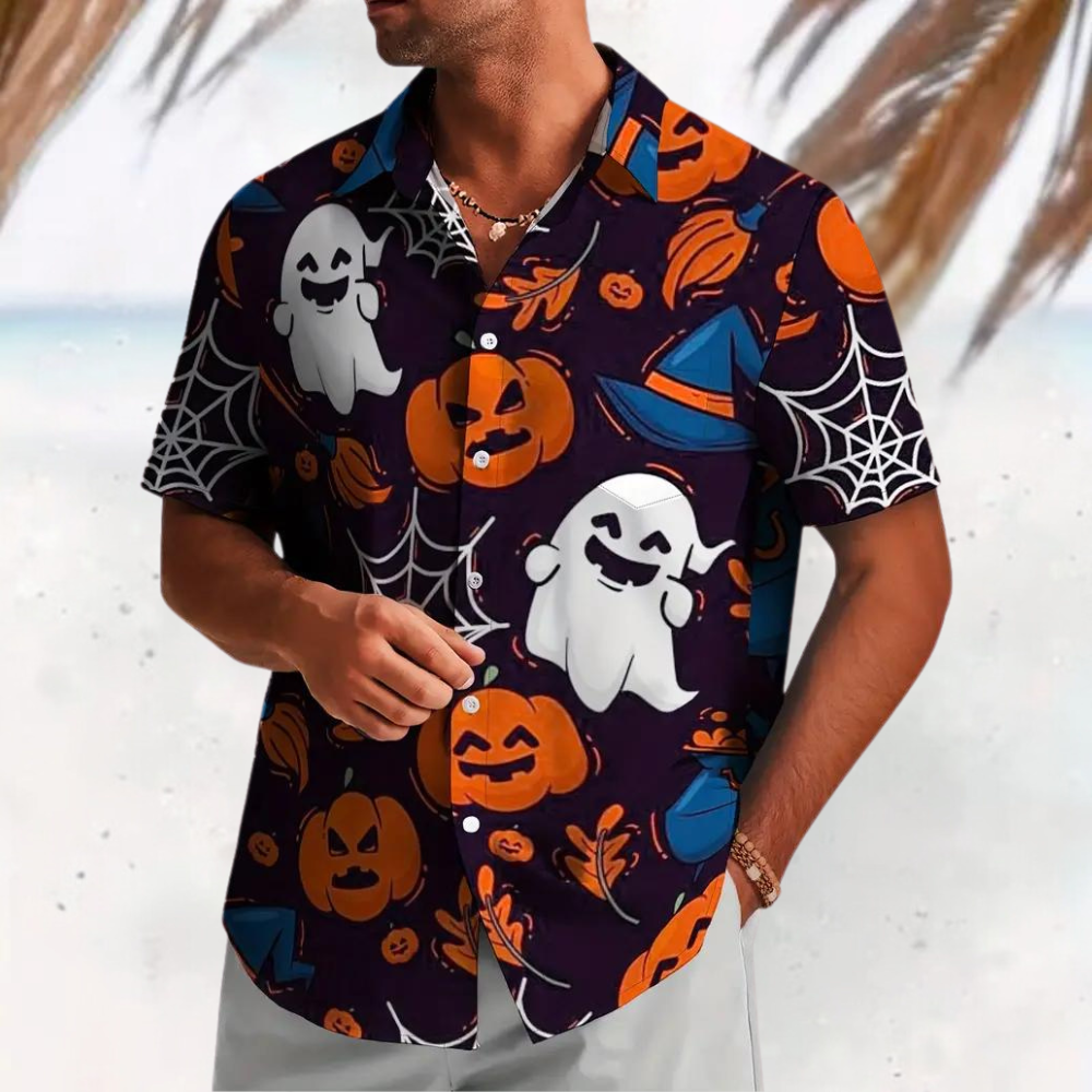 Nandor - Halloween Shirt voor heren met uniek ontwerp