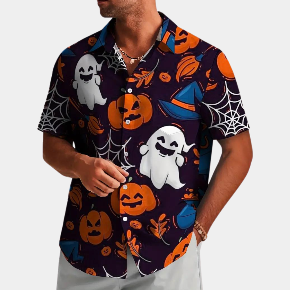 Nandor - Halloween Shirt voor heren met uniek ontwerp