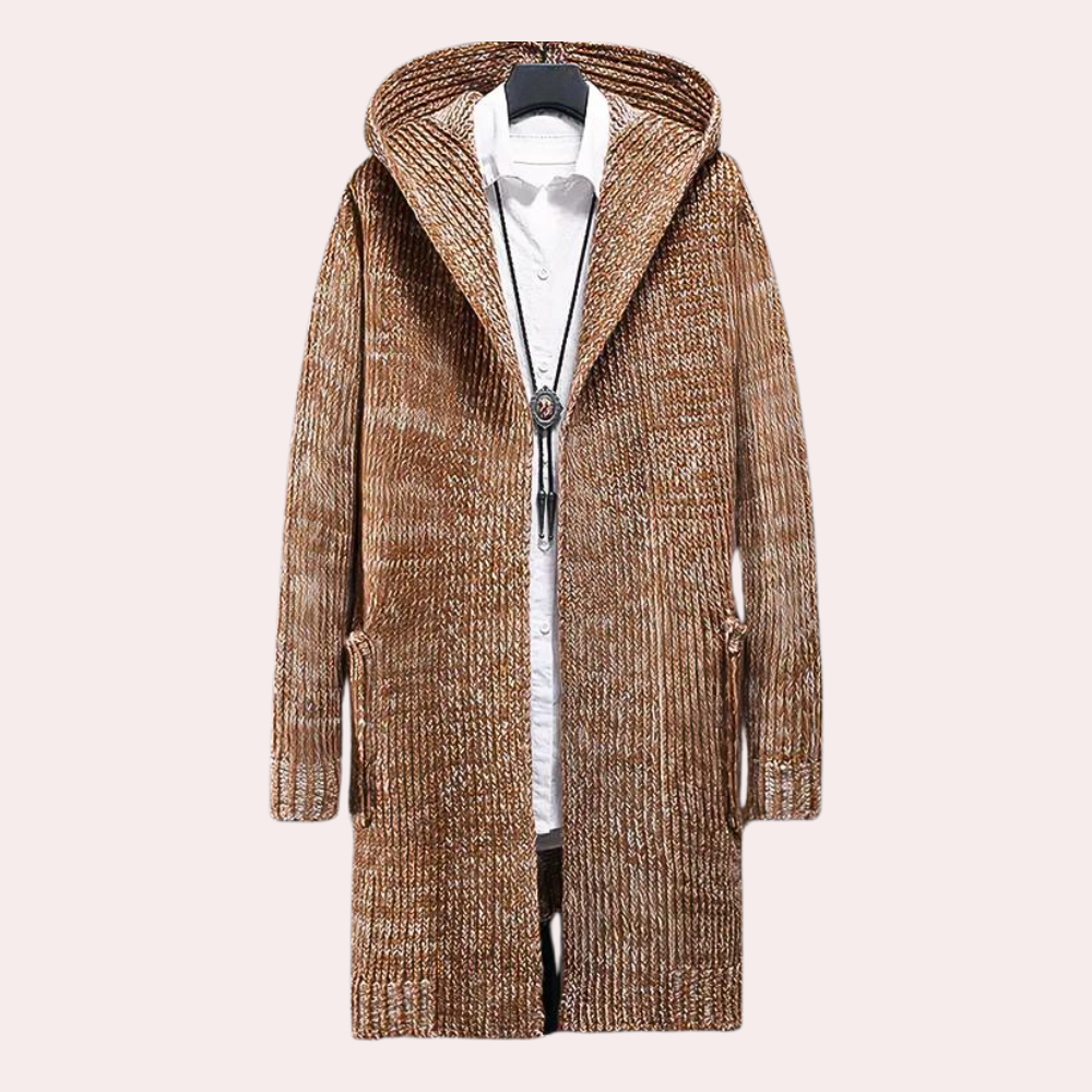 Kazimir - Warm vest met capuchon voor heren