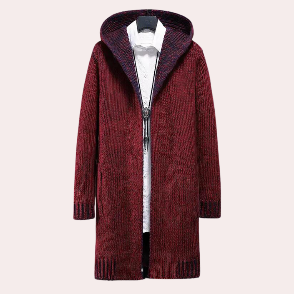 Kazimir - Warm vest met capuchon voor heren
