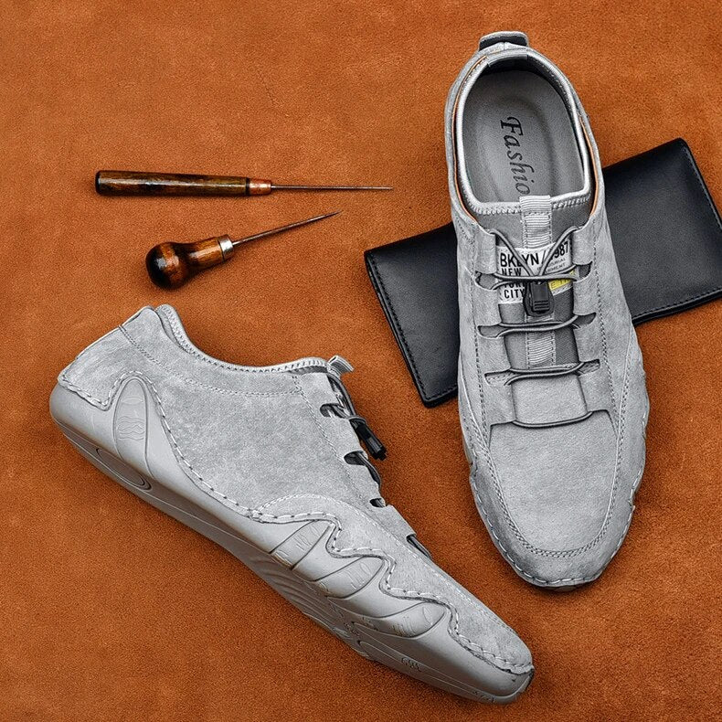 Loafers heren instap met elastische inzet