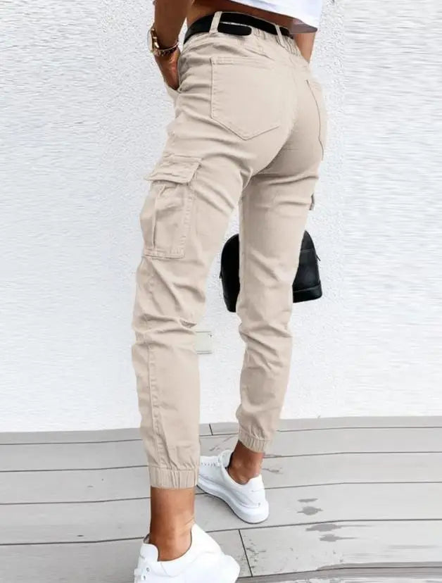 Cargo broek dames hoge taille
