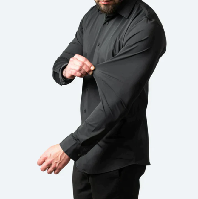 Herenoverhemd met stretch Shirt
