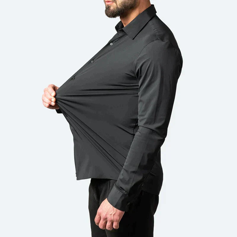 Herenoverhemd met stretch Shirt