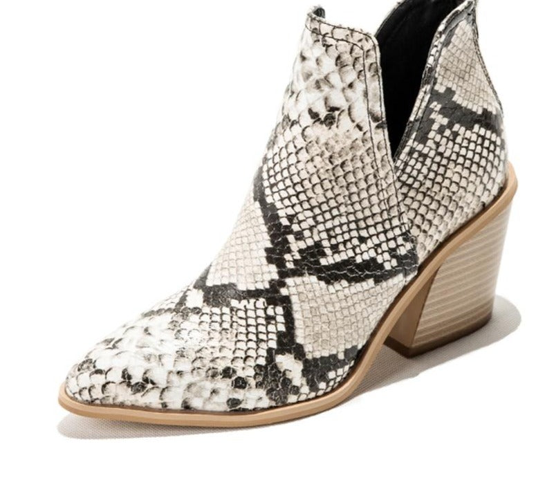 Enkellaarsjes Dames Met Blokhak