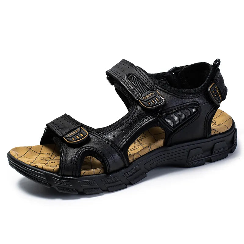 Ondersteunende Sandalen met klittenband en gesloten hiel