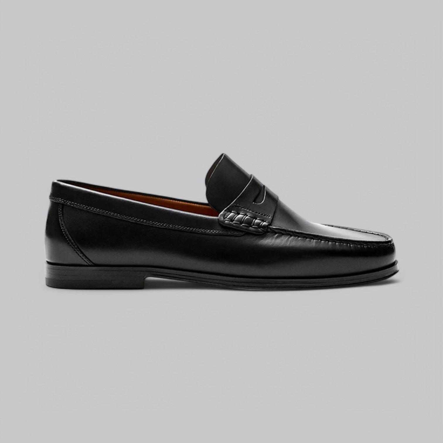 Penny loafers instap lage hak