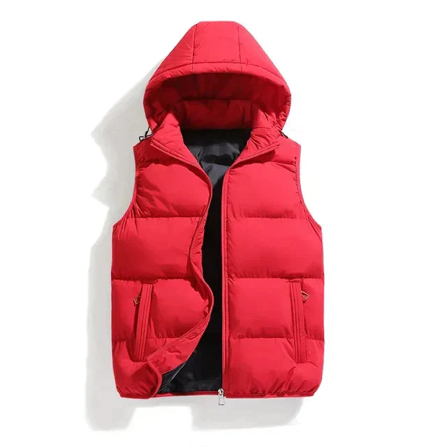 Heren Stijlvolle Bodywarmer met Capuchon