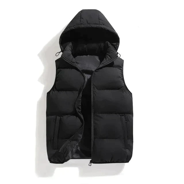 Heren Stijlvolle Bodywarmer met Capuchon