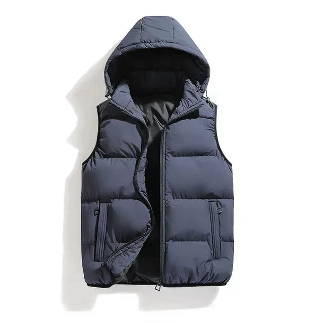 Heren Stijlvolle Bodywarmer met Capuchon