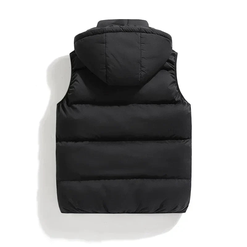 Heren Stijlvolle Bodywarmer met Capuchon