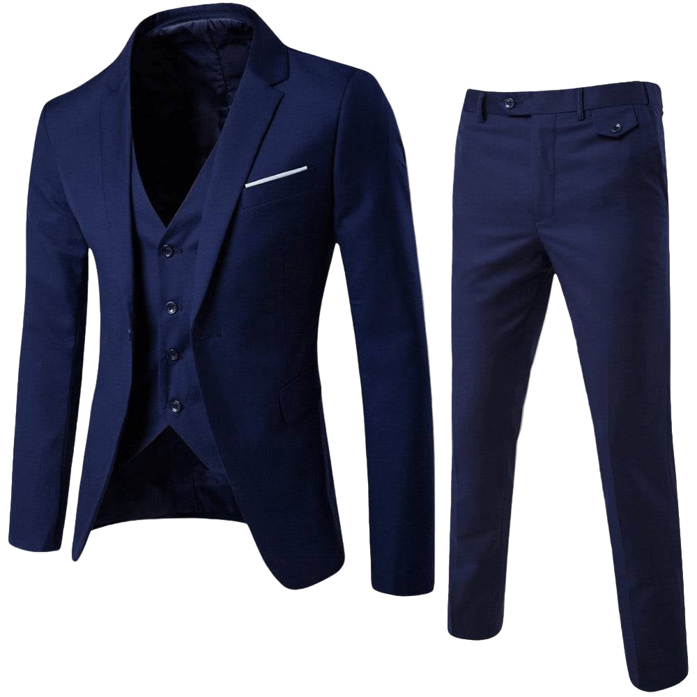 Elegant Herenpak 3-delig slim fit