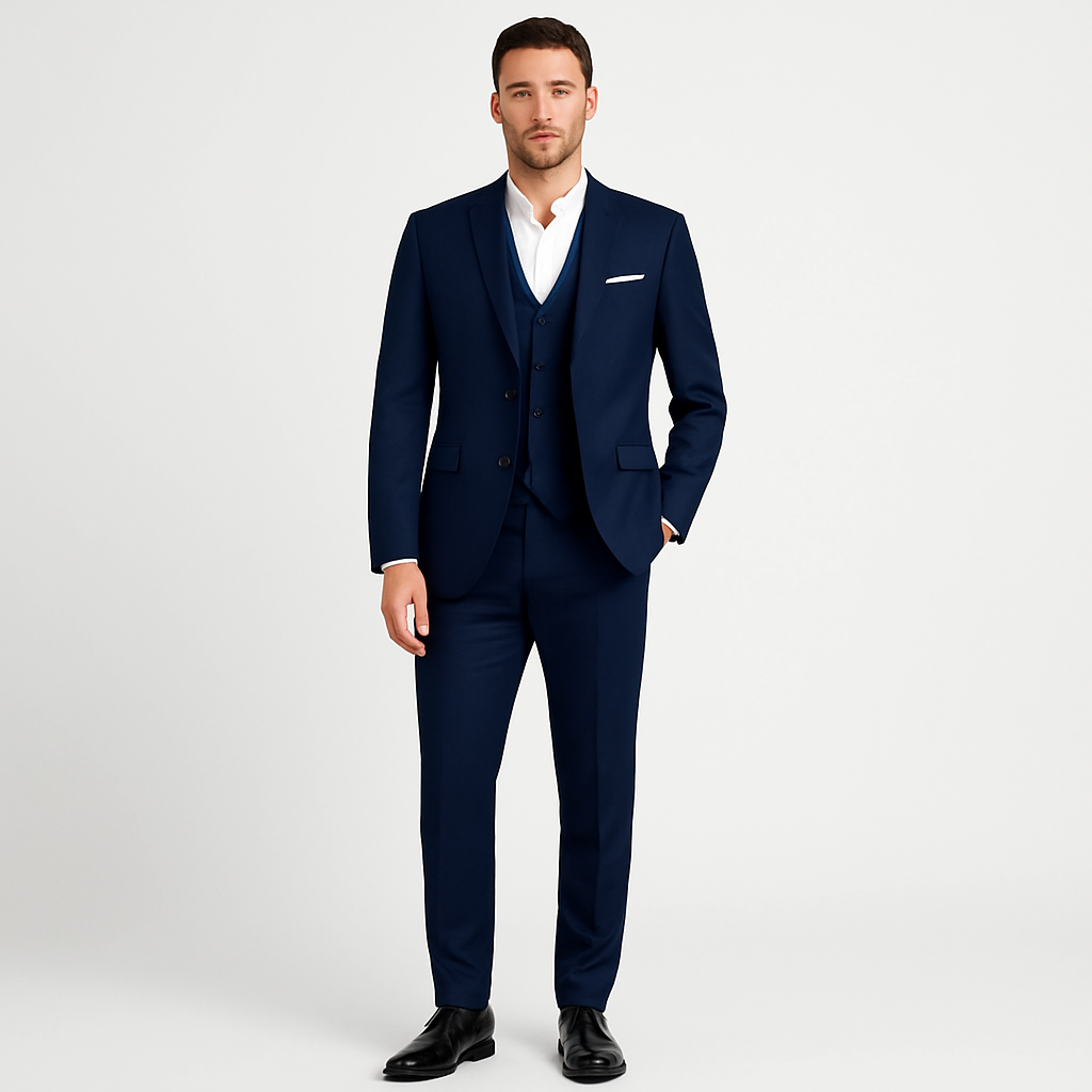 Elegant Herenpak 3-delig slim fit
