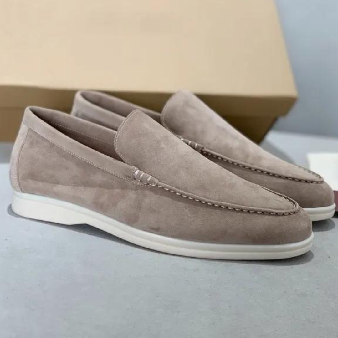 Loafers heren suède