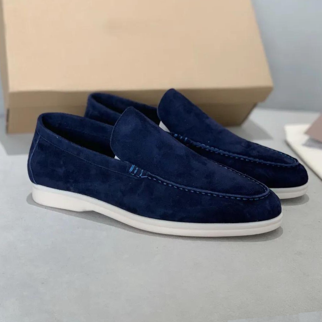 Loafers heren suède