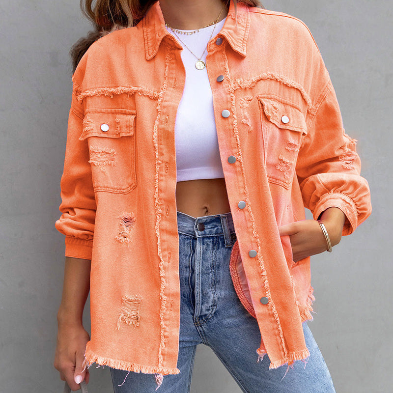 Dames Zomerse Denim Jacket