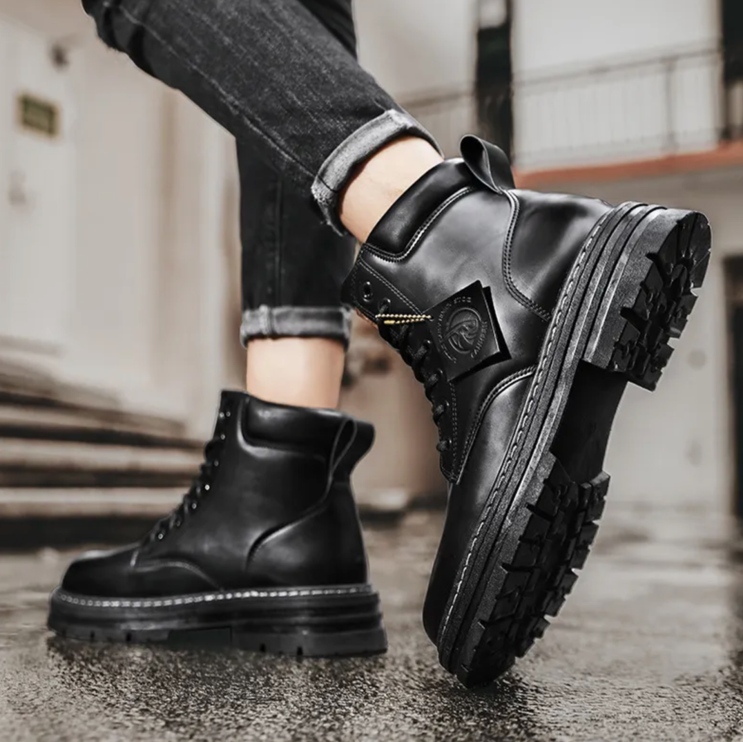 Veterboots heren enkelhoog