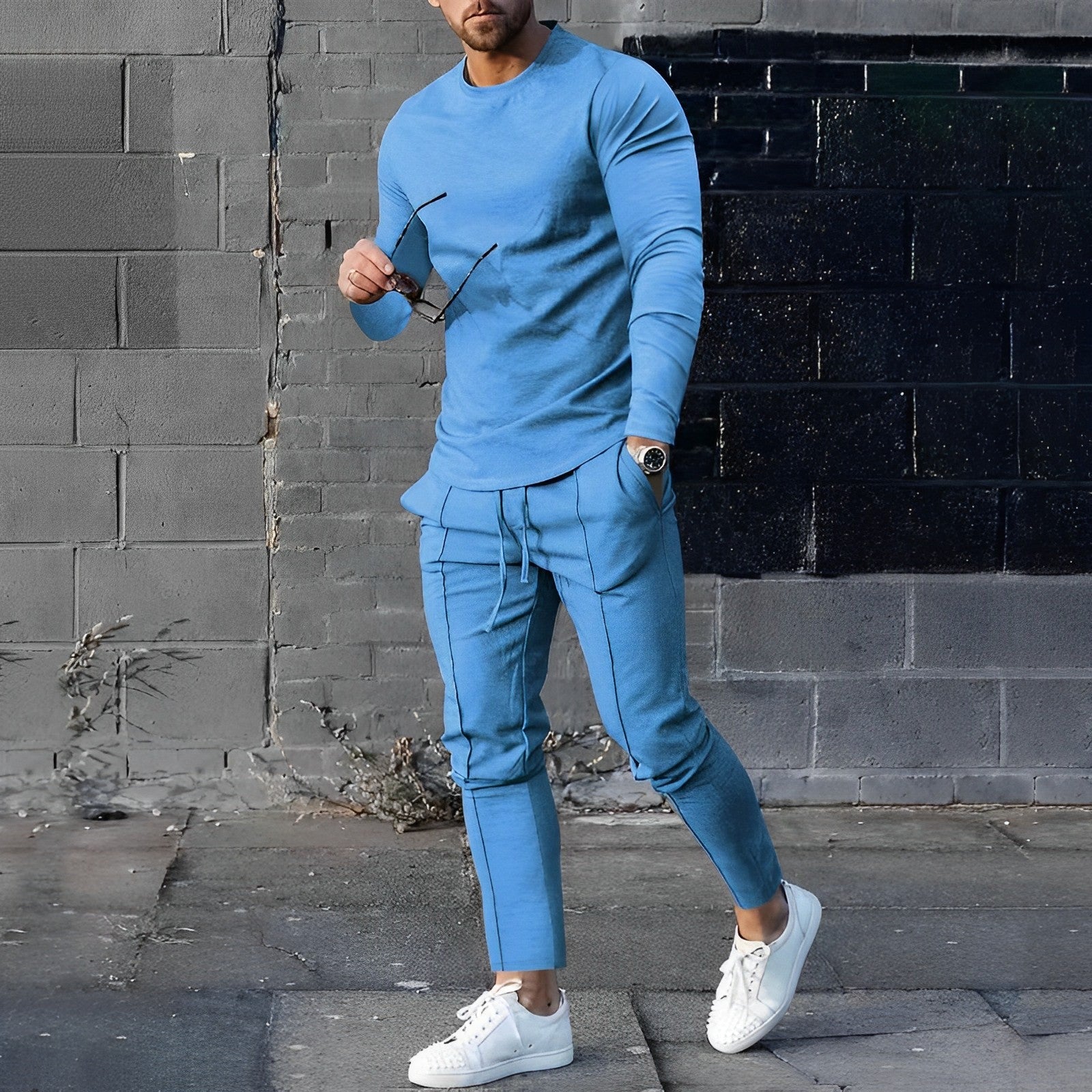 Elegante Set heren sweatshirt en broek
