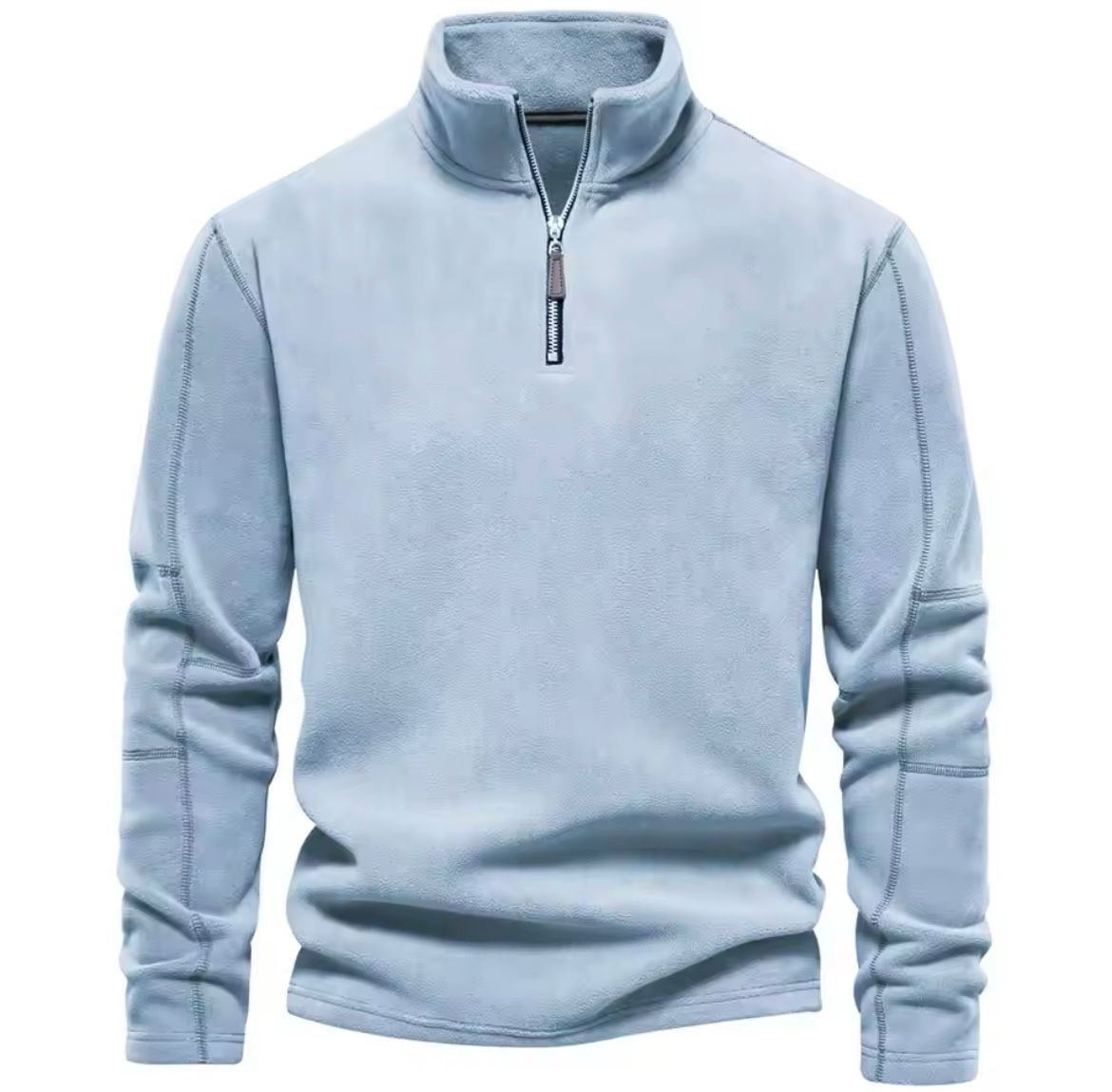 Herentrui met Half-Zip en opstaande kraag