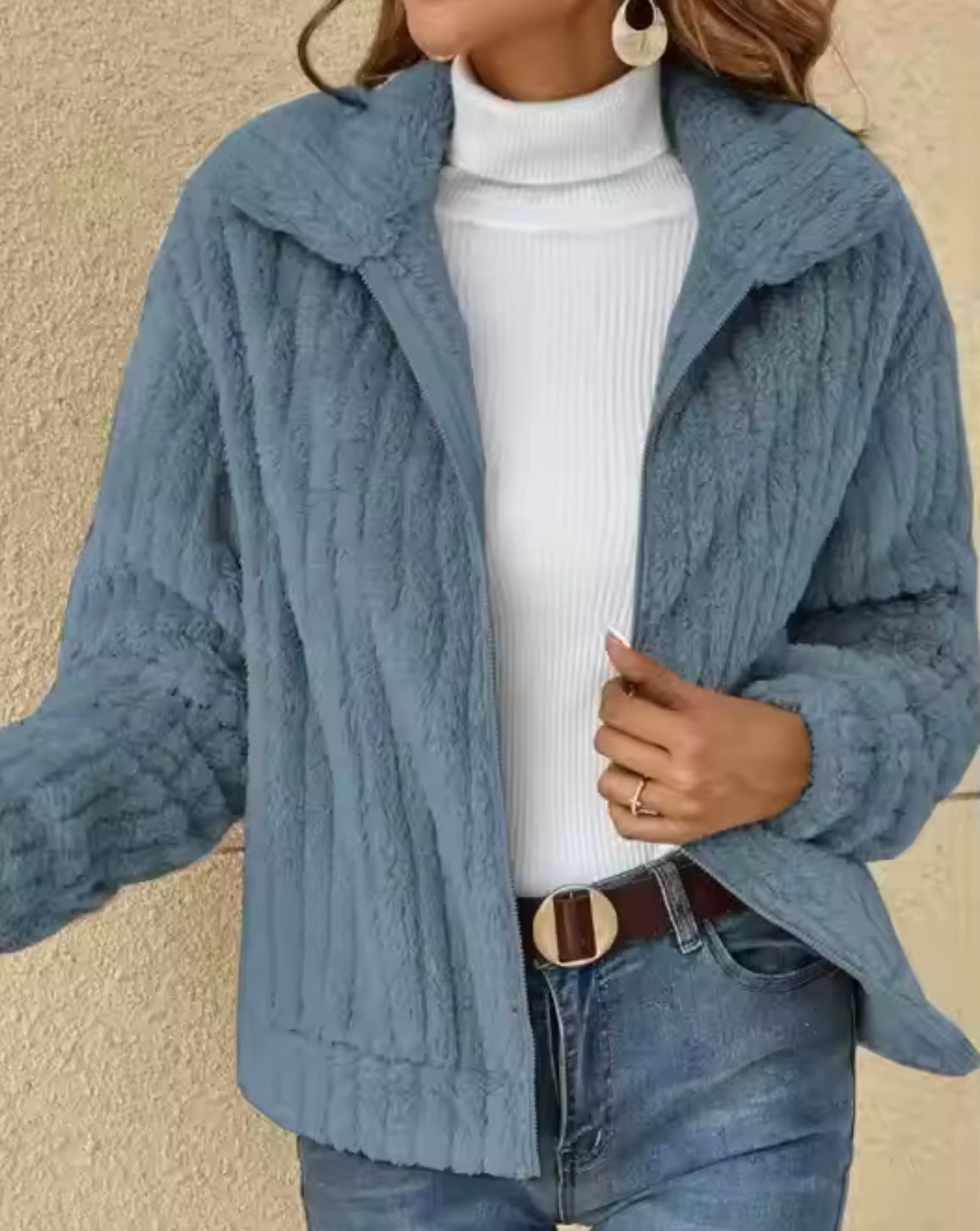 Dames Elegante Gilet Vest met ritssluiting