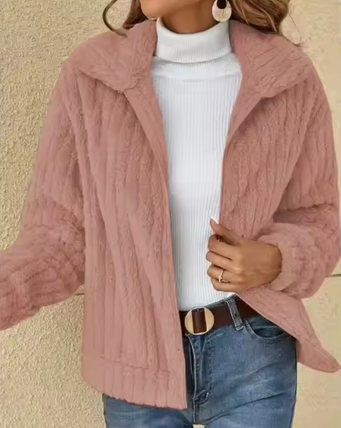 Dames Elegante Gilet Vest met ritssluiting
