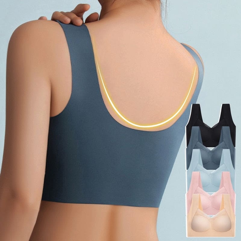 Bh dames zonder sluiting met mesh detail