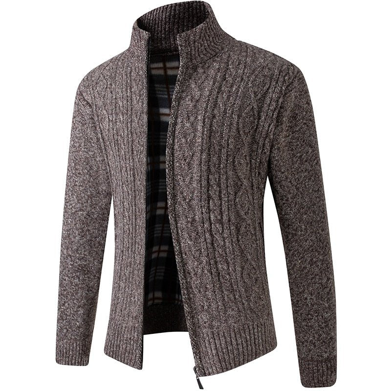 Bas - Warm grofgebreid vest voor heren Alternate