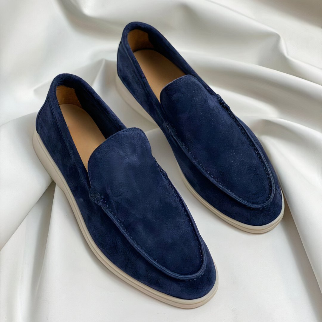 Bram - Vintage leren herenloafers met chunky zool Detail